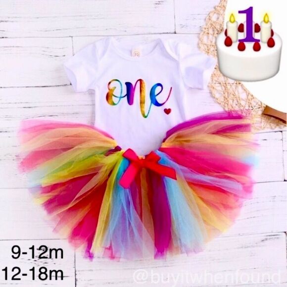 5⭐️rated 1st Birthday Princess Tutu Dress Outfit - Picture 9 of 9